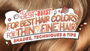 hair color for thin fine hair hair color for thin fine hair