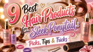 hair products for sleek ponytail
