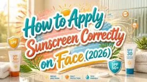 how to apply sunscreen correctly on face how to apply sunscreen correctly on face