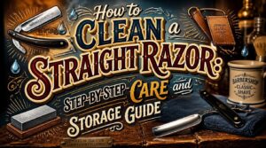 how to clean a straight razor