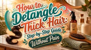 how to detangle thick hair how to detangle thick hair