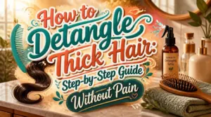 how to detangle thick hair how to detangle thick hair
