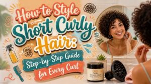 how to style short curly hair how to style short curly hair