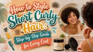 how to style short curly hair how to style short curly hair