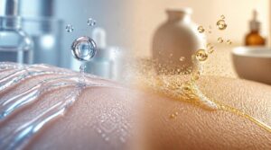 hydration versus oil removal hydration versus oil removal