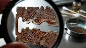 inspect blade for deep pitting inspect blade for deep pitting
