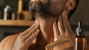 massage oil evenly into skin massage oil evenly into skin