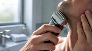 move foil shavers in lines move foil shavers in lines