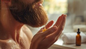 oil a damp beard oil a damp beard