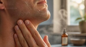 pat aftershave gently pat aftershave gently