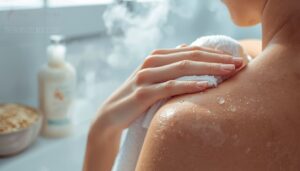 pat skin gently dry pat skin gently dry