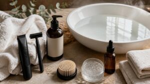 prepare hair and skin prepare hair and skin