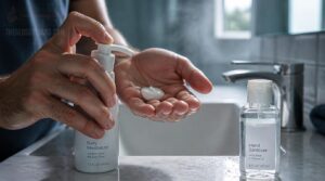 reapply after hand washing reapply after hand washing