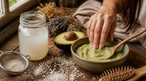 rice water and avocado mask rice water and avocado mask