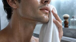 rinse and leave skin damp rinse and leave skin damp