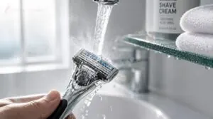 rinse away hair and residue rinse away hair and residue
