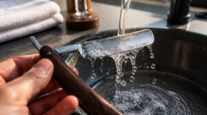 rinse away shaving residue rinse away shaving residue