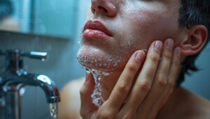 rinse skin with cool water rinse skin with cool water
