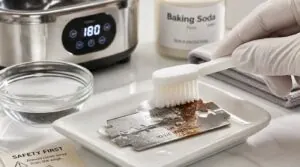 scrub rust without damaging edges scrub rust without damaging edges