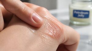 seal cracked patches with petrolatum seal cracked patches with petrolatum
