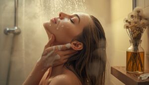 shampoo and rinse hair shampoo and rinse hair