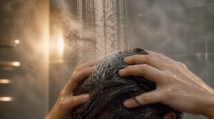 shampoo scalp with lukewarm water shampoo scalp with lukewarm water