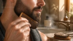 shape using comb or brush shape using comb or brush