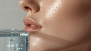 shiny skin can still lack water shiny skin can still lack water