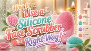 silicone face scrubber how to use