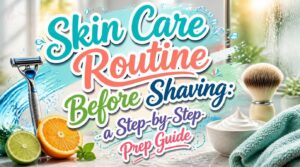skin care routine before shaving