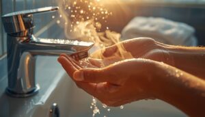 soften hair with warm water soften hair with warm water