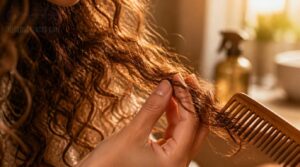 start at the hair ends start at the hair ends
