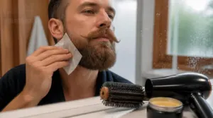 styling flyaways and mustache hairs styling flyaways and mustache hairs