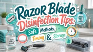 tips for razor blade disinfection methods