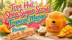 tree hut shea sugar scrub tropical mango review tree hut shea sugar scrub tropical mango review