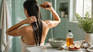 try a diluted vinegar rinse try a diluted vinegar rinse