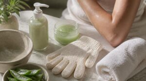 using exfoliating gloves safely using exfoliating gloves safely
