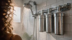 wall-mounted shower installation wall-mounted shower installation