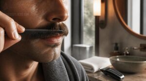 wash, dry, and comb your mustache wash, dry, and comb your mustache