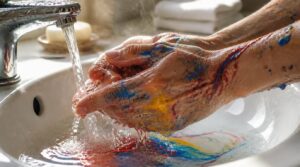 wash wet paint immediately wash wet paint immediately