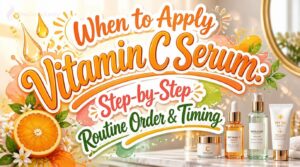 when to apply vitamin c serum when to apply vitamin c serum