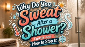 why do you sweat after a shower why do you sweat after a shower