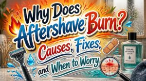 why does aftershave burn why does aftershave burn
