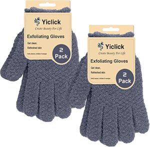 Yiclick Heavy Exfoliating Gloves 4Pcs, B0B8SCYBVY