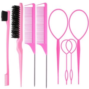 ZVOREI 8Pcs Hair Brushes Set B0C493TVD2