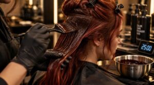 apply brown dye evenly apply brown dye evenly