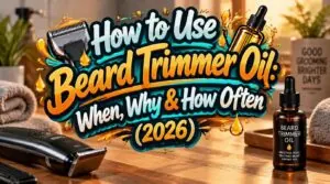 beard trimmer oil usage beard trimmer oil usage