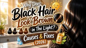 black hair look brown in the light black hair look brown in the light