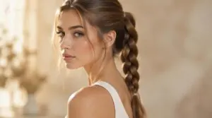 braided ponytail braided ponytail