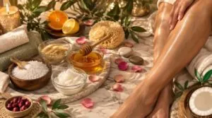 choose a gentle leg exfoliation method for your skin type choose a gentle leg exfoliation method for your skin type